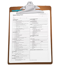 Secure online HIPAA forms