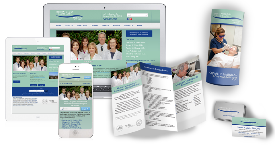 Complete print set of marketing materials