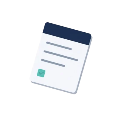Digital patient form card interface